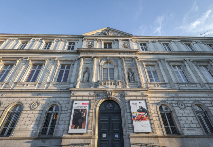 Façade du Musée des Beaux Arts de Rennes .