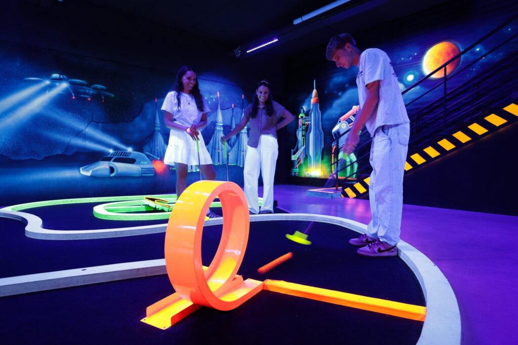 Mini-golf fluo Level 3